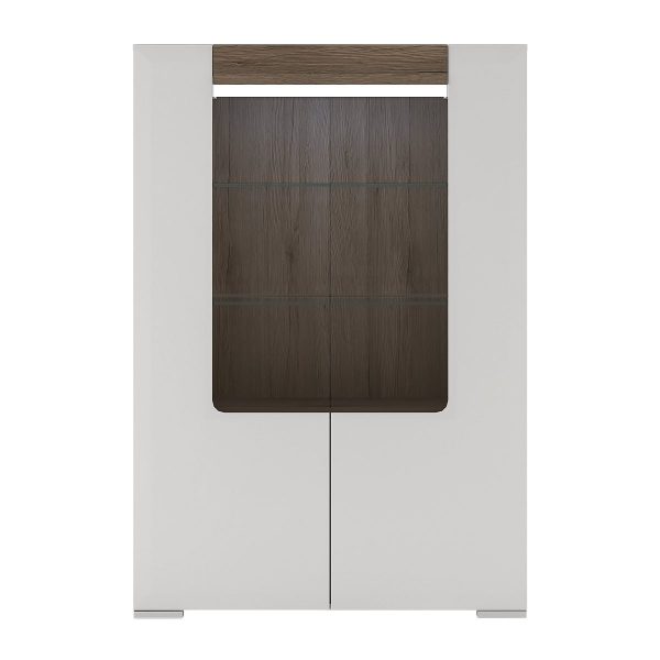 Toronto Low 2 Door cabinet with an open shelf in England
