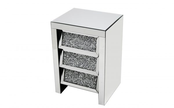 Angled Gatsby 3 Drawer Bedside in England
