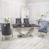 Arial Dining Table Black Marble And Bentley Chairs In England
