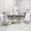 Arianna Dining Set Black Marble Table And Chairs In London England And UK