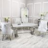 Arianna Dining Set White Glass Table and Duke Chairs