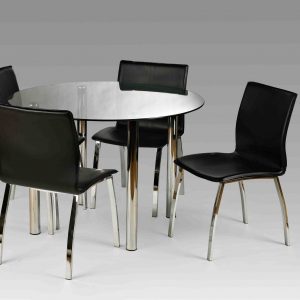 Phoenix Clear Dining Table Set in England