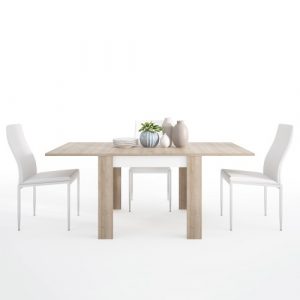 Small extending dining table Chair White in England