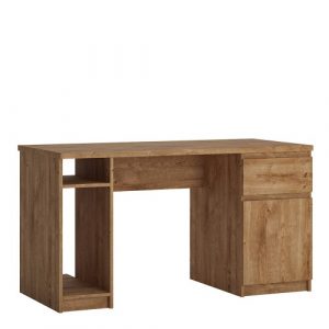 Fribo 1 door 1 drawer twin pedestal desk