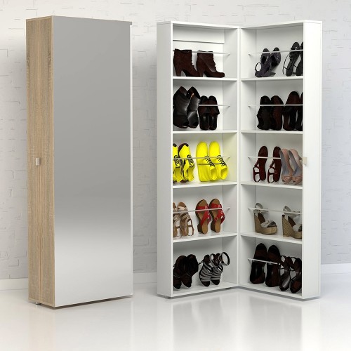 Shoes Shoe Cabinet 1 Door in White