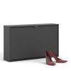 Shoes Shoe cabinet w. 1 tilting door and 1 layer black