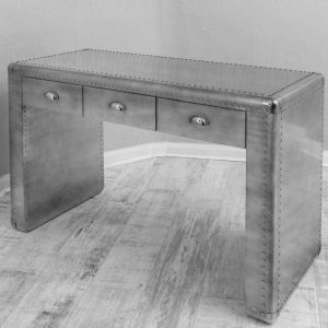 Silver Studded Console Table