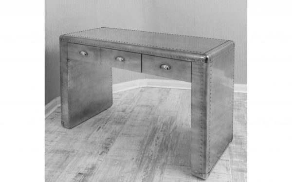 Silver Studded Console Table