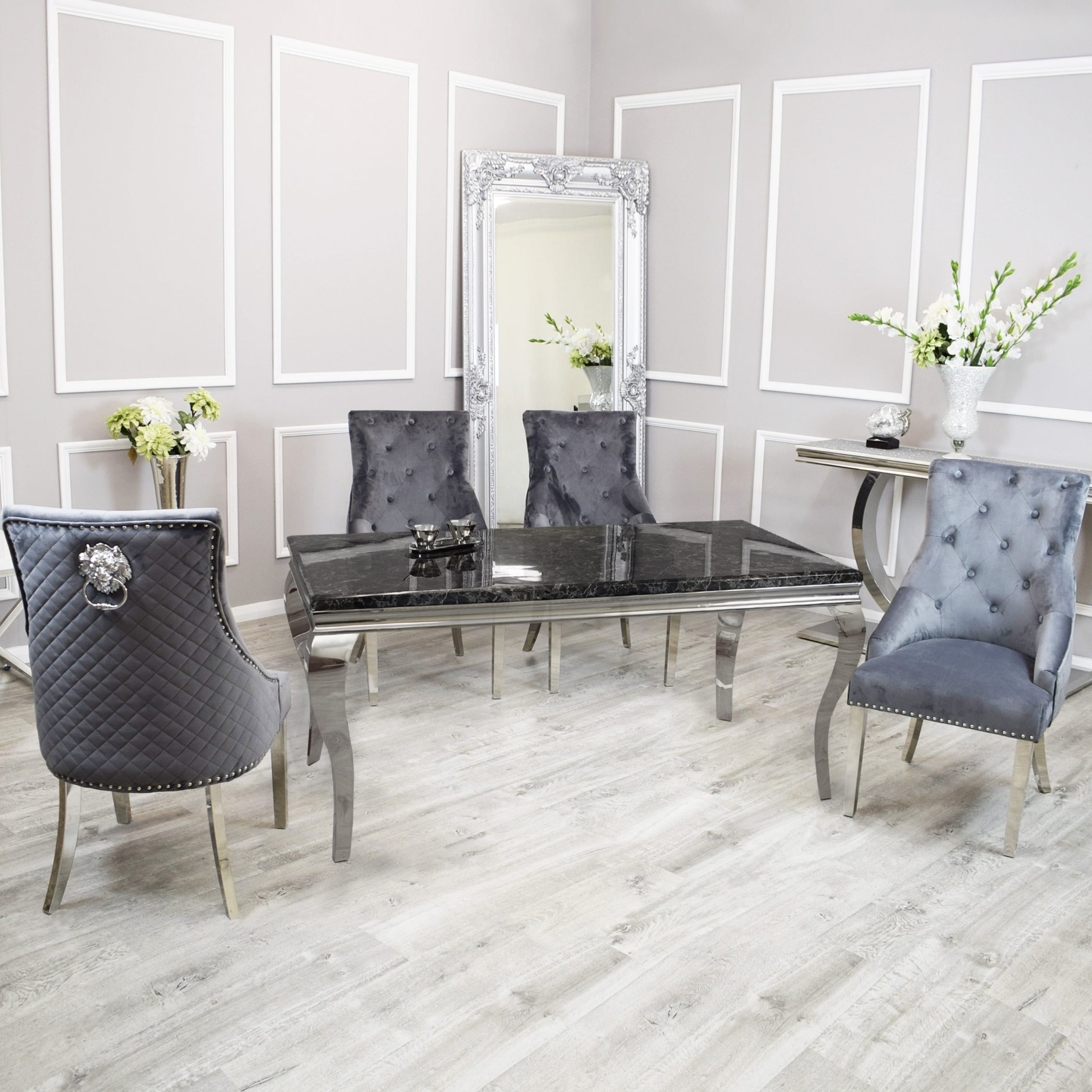 marble dining table and 6 chairs uk
